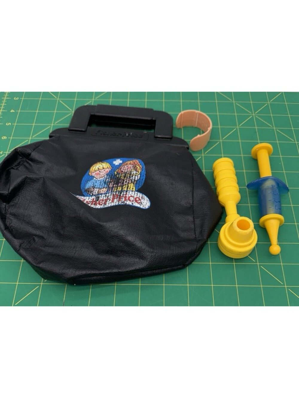 1987 Vintage Fisher Price Doctor Nurse Medical Bag Incomplete Replacement READ!